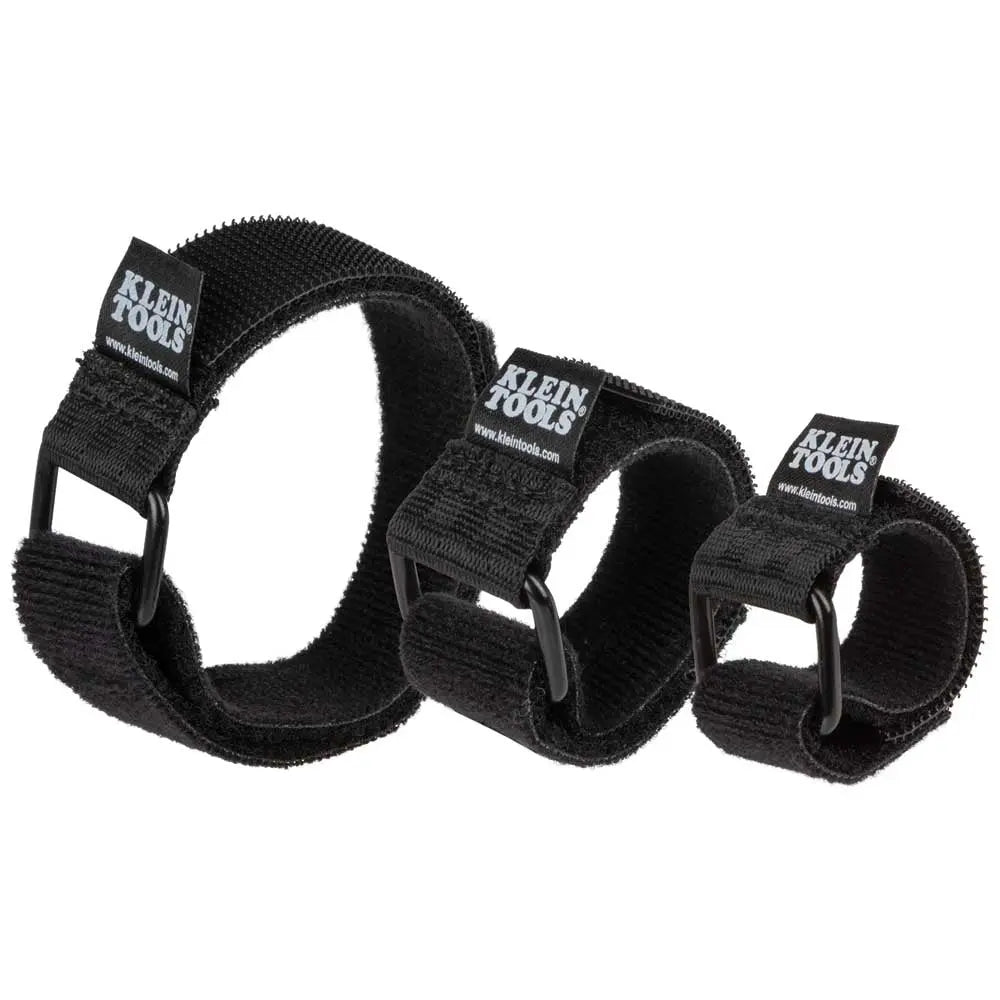 Klein Hook and Loop Cinch Straps, 6-Inch, 8-Inch and 14-Inch Multi-Pack Klein Tools