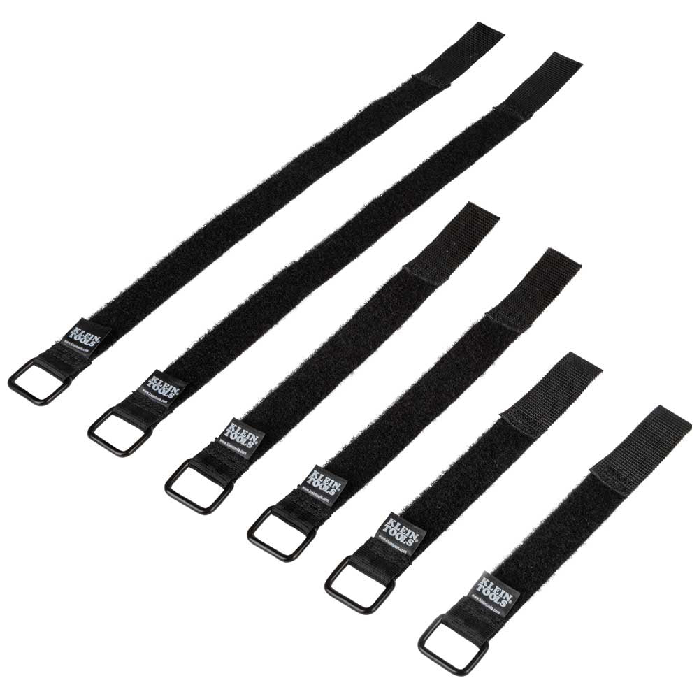 Klein Hook and Loop Cinch Straps, 6-Inch, 8-Inch and 14-Inch Multi-Pack