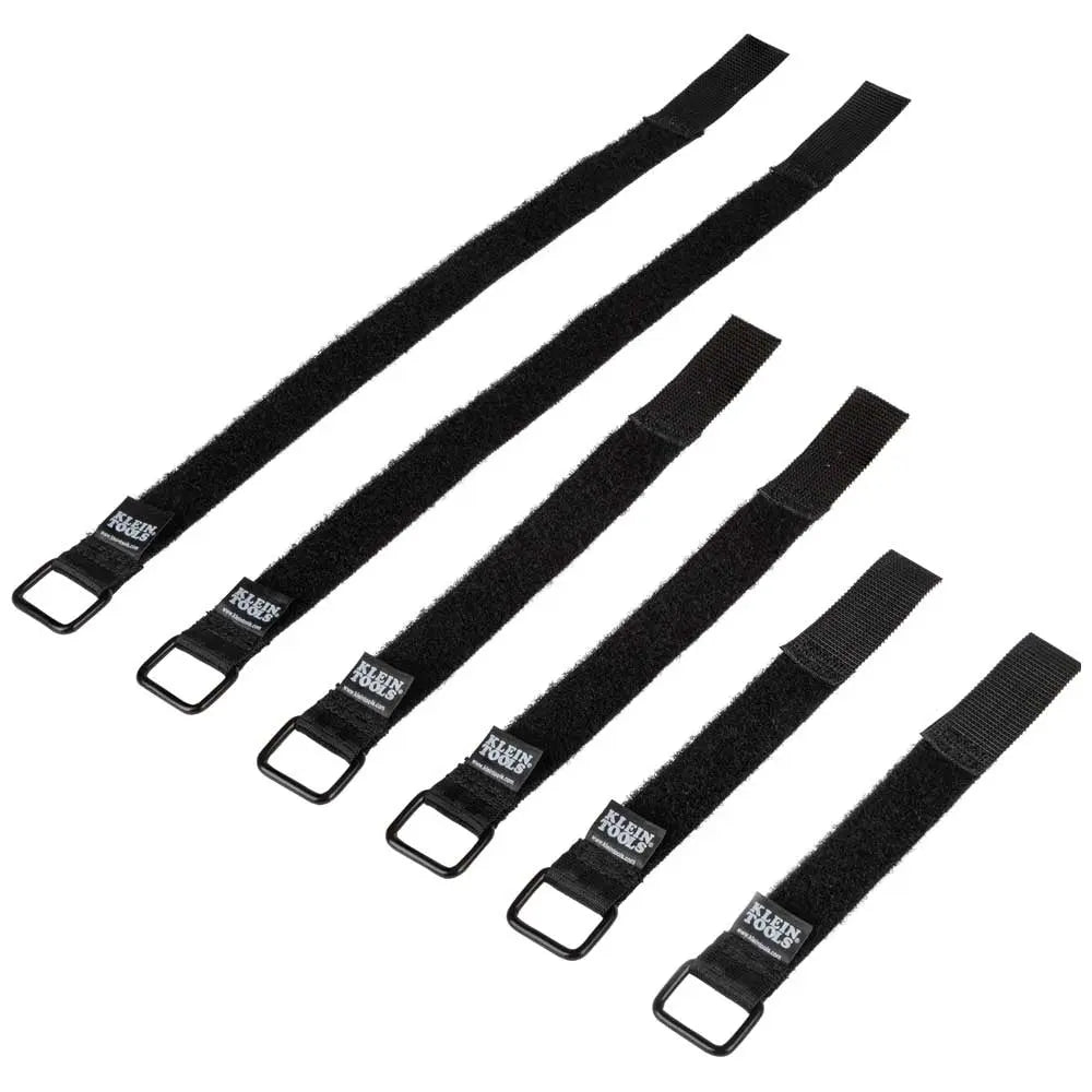 Klein Hook and Loop Cinch Straps, 6-Inch, 8-Inch and 14-Inch Multi-Pack Klein Tools