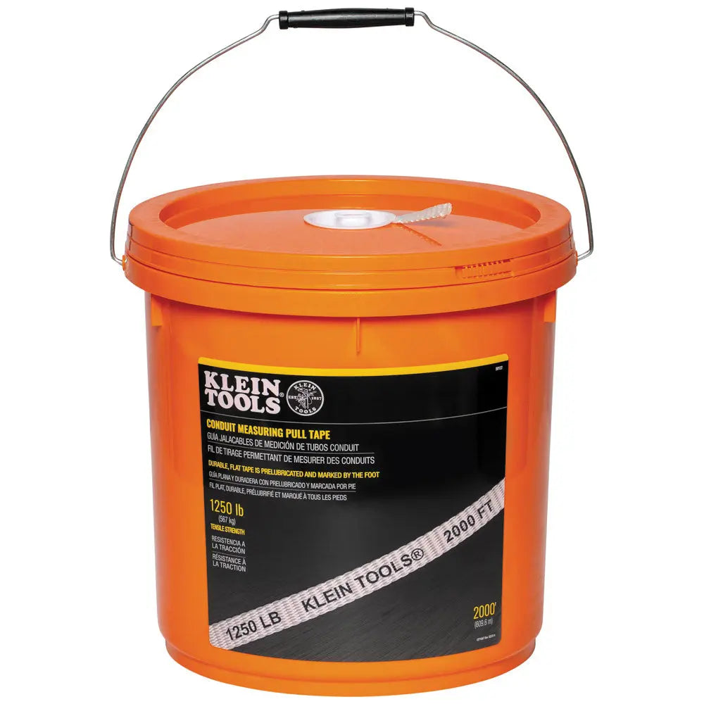 Klein Conduit Measuring Pull Tape, 1250-Pound x 2000-Foot Klein Tools