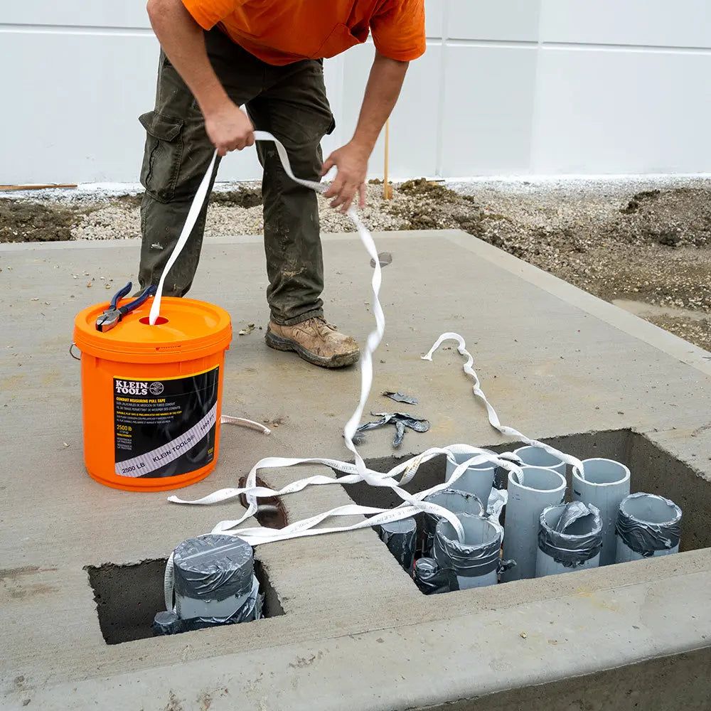 Klein Conduit Measuring Pull Tape, 2500-Pound x 1000-Foot Klein Tools