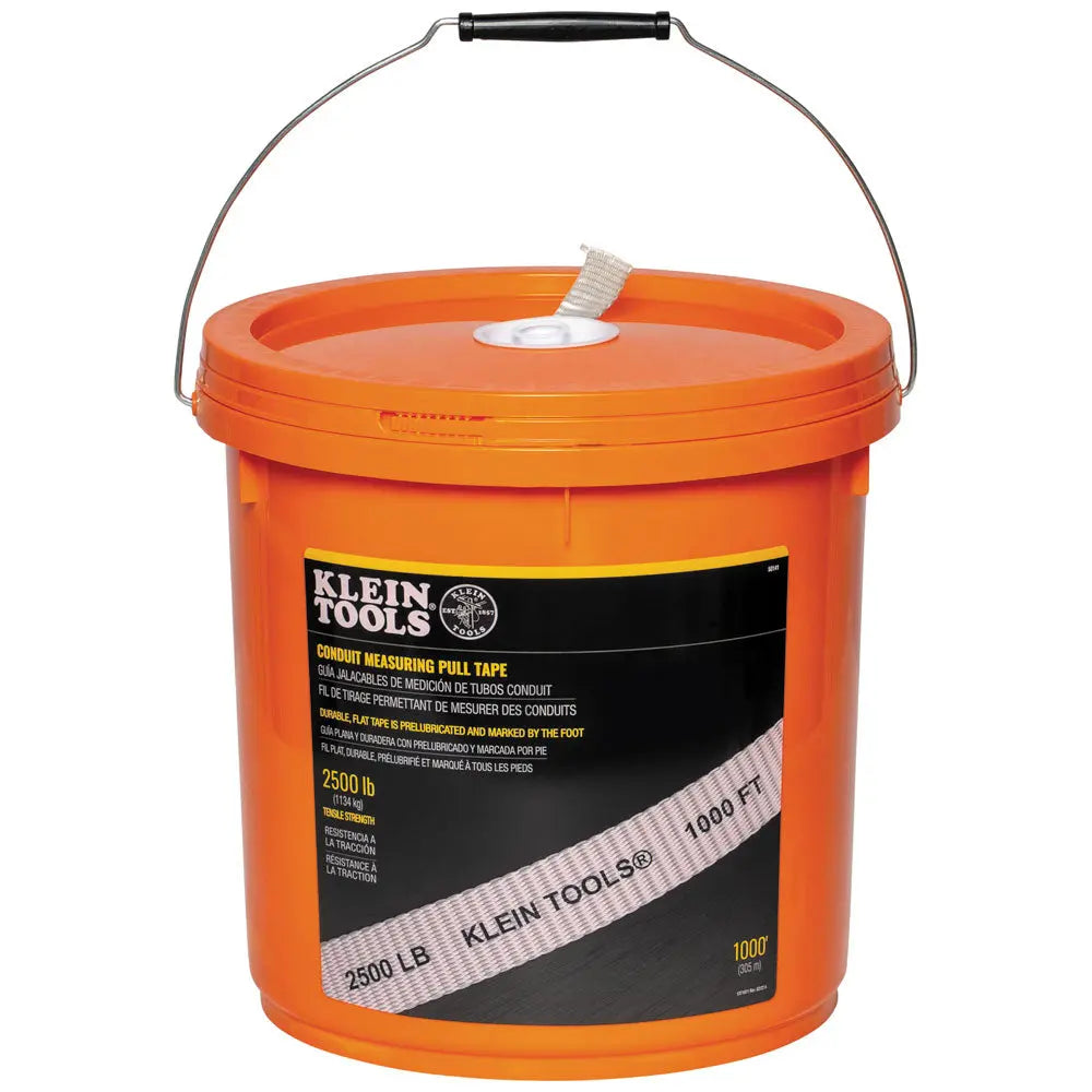 Klein Conduit Measuring Pull Tape, 2500-Pound x 1000-Foot Klein Tools