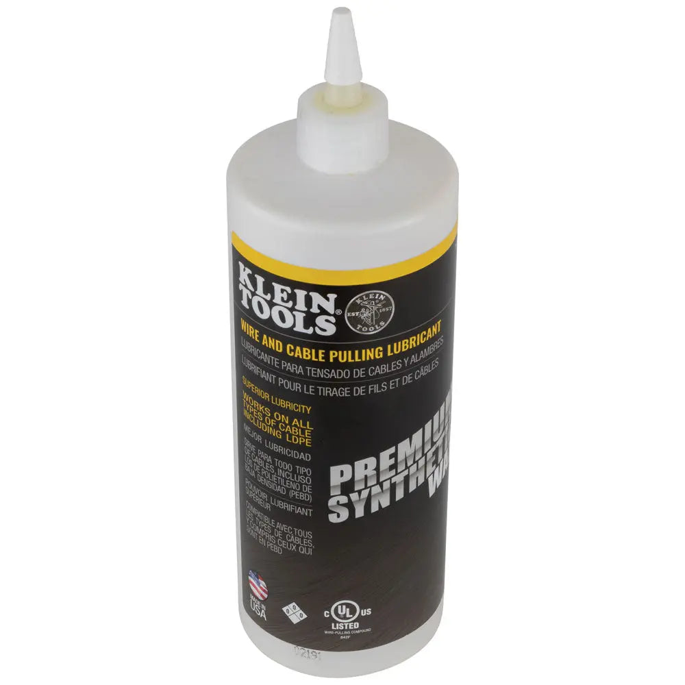 Klein Premium Synthetic Wax Cable Pulling Lube 1-Quart Klein Tools