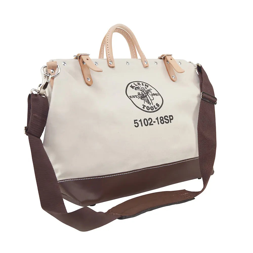 Klein Deluxe Tool Bag, Canvas, 13 Pockets, 18-Inch Klein Tools