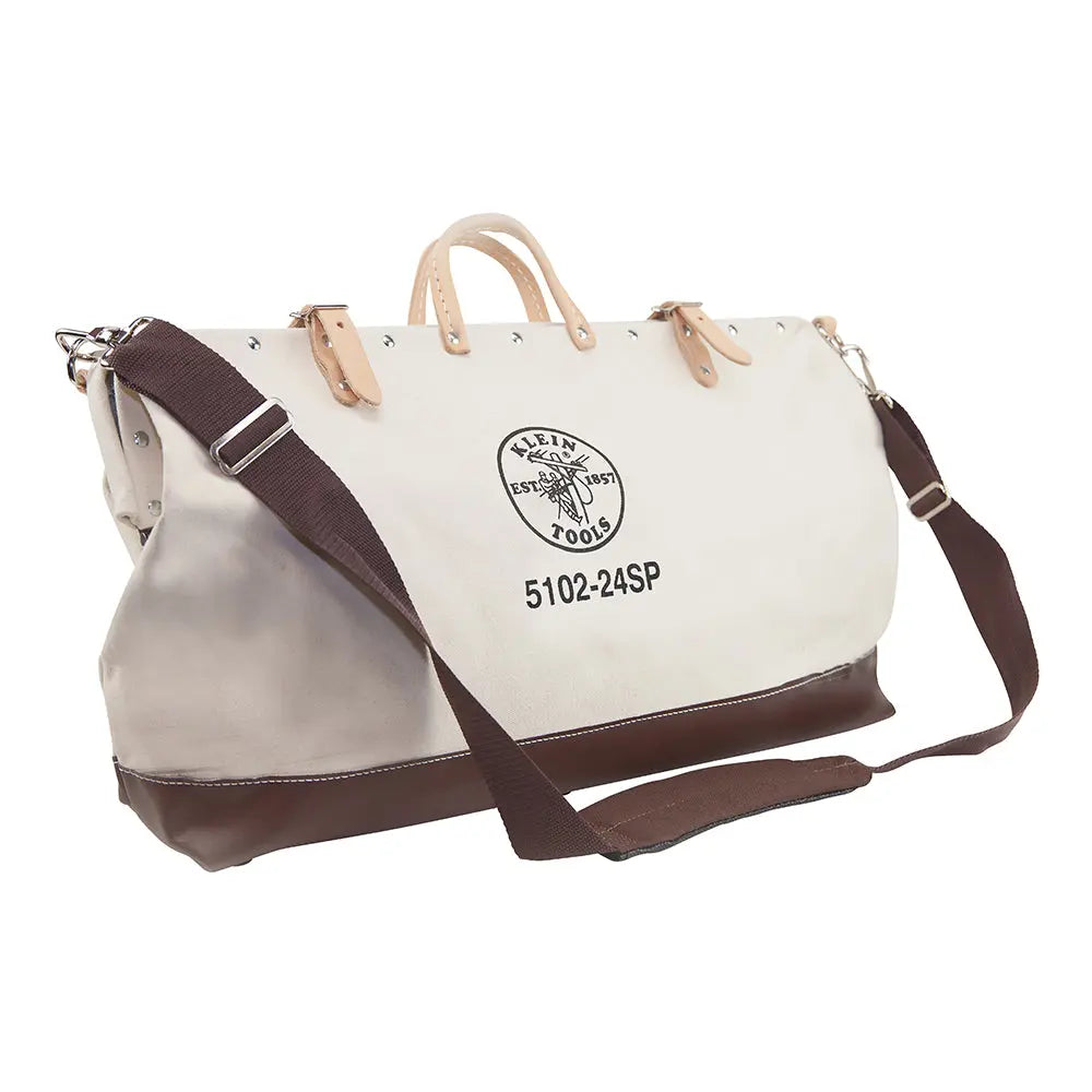 Klein Deluxe Tool Bag, Canvas, 17 Pockets, 24-Inch Klein Tools