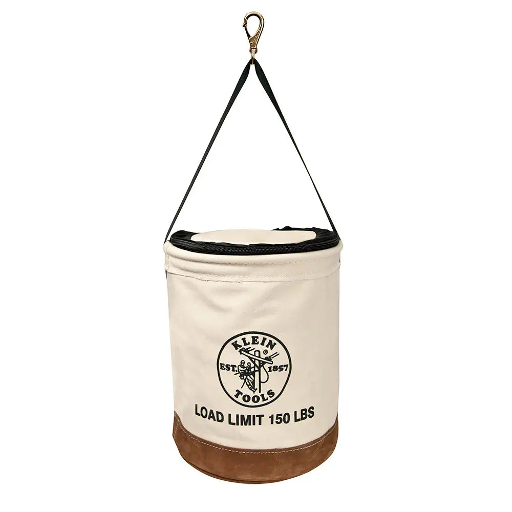 Klein Canvas Bucket with Closing Top, 17-Inch Klein Tools