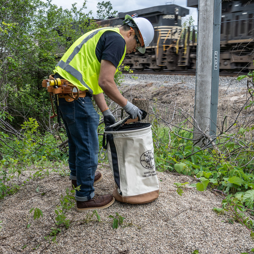 Klein Canvas Bucket with Bucket Top, 22-Inch
