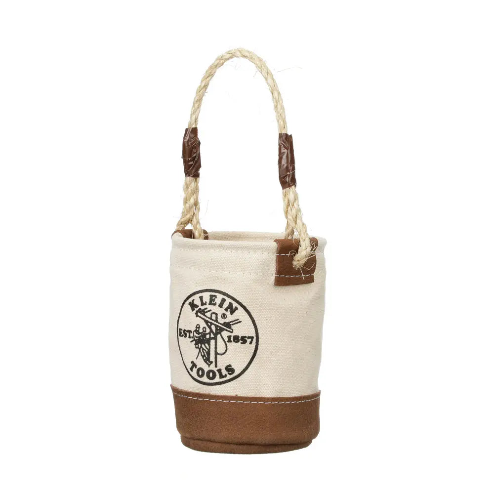 Klein Mini Tool Bucket, Leather-Bottom Klein Tools