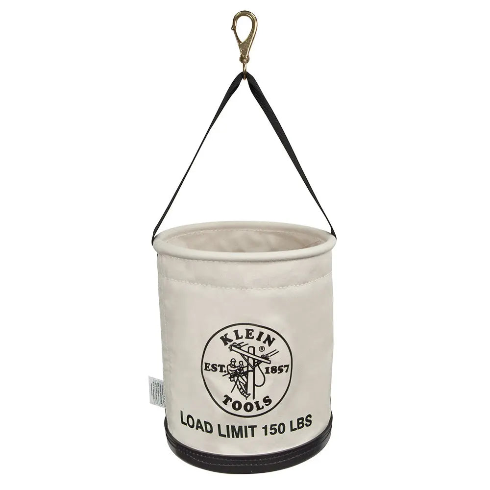 Klein Canvas Bucket, All-Purpose with Drain Holes, 12-Inch Klein Tools