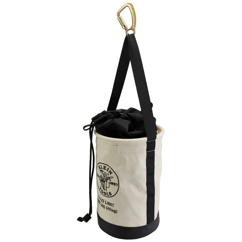 Klein Canvas Bucket with Drawstring Close, 17-Inch Klein Tools