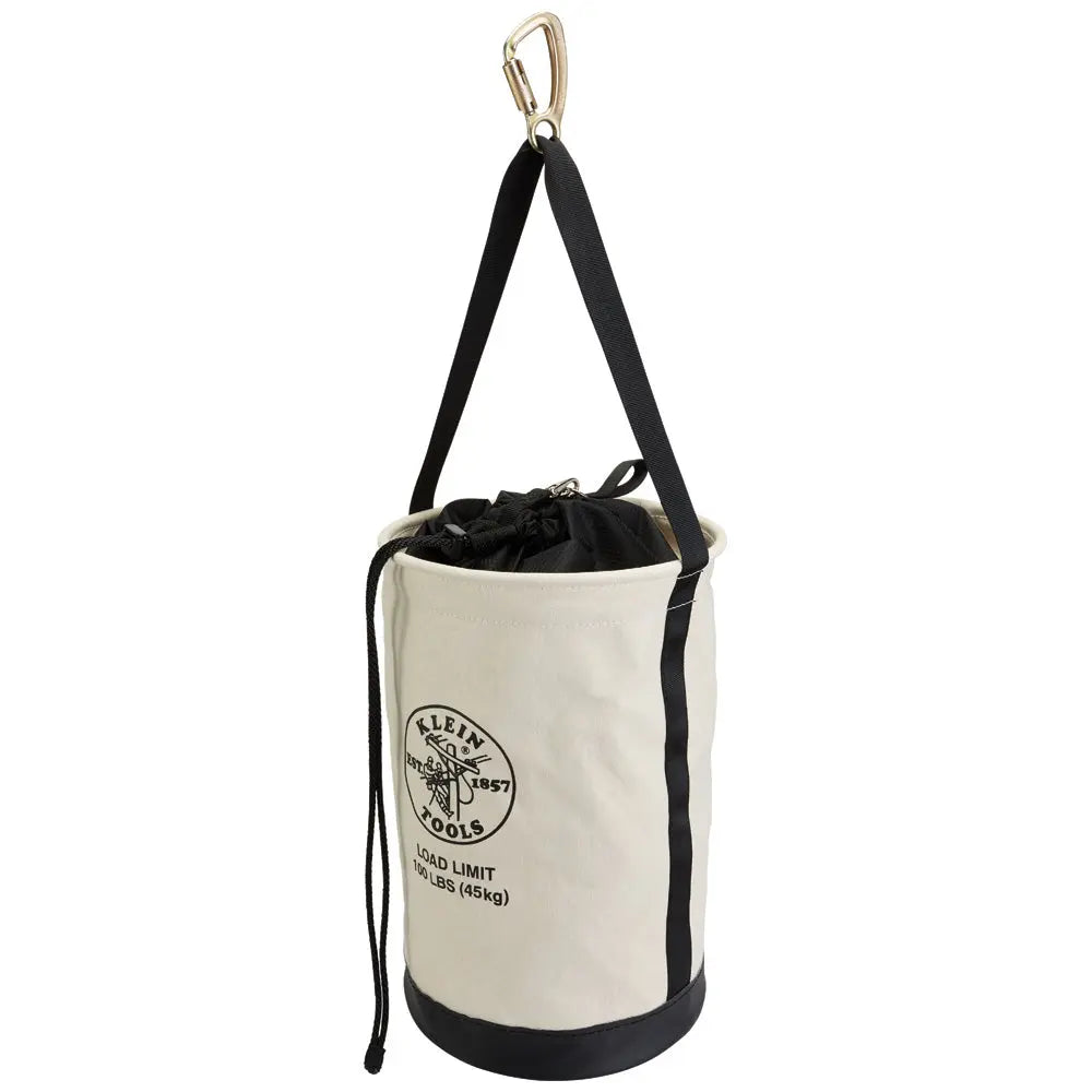 Klein Canvas Bucket with Drawstring Close, 22-Inch Klein Tools