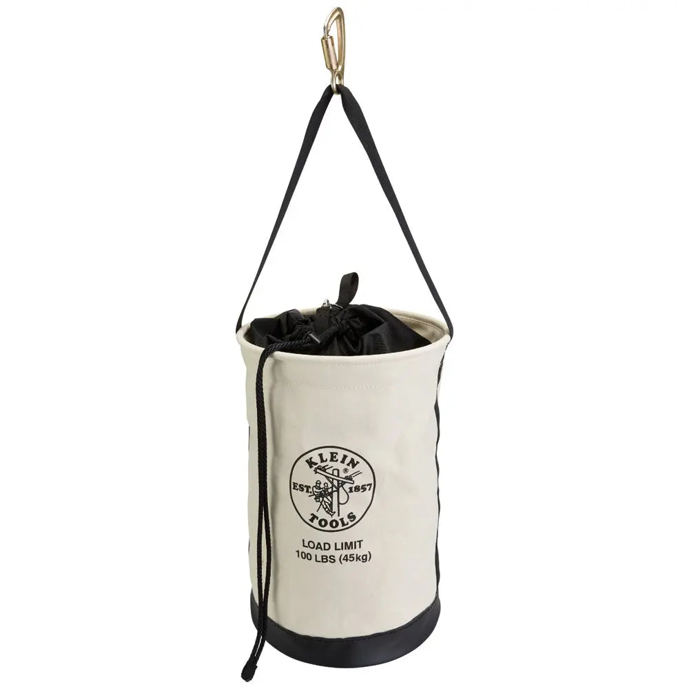 Klein Canvas Bucket with Drawstring Close, 22-Inch Klein Tools