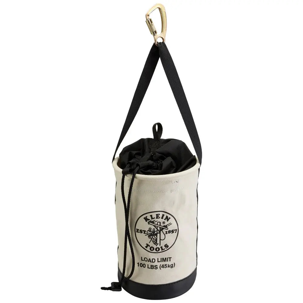 Klein Canvas Bucket with Drawstring Close, 17-Inch Klein Tools