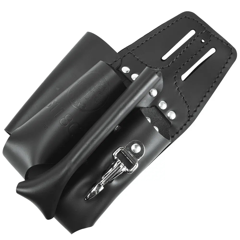 Klein Black Leather Tool Pouch for Belts Klein Tools