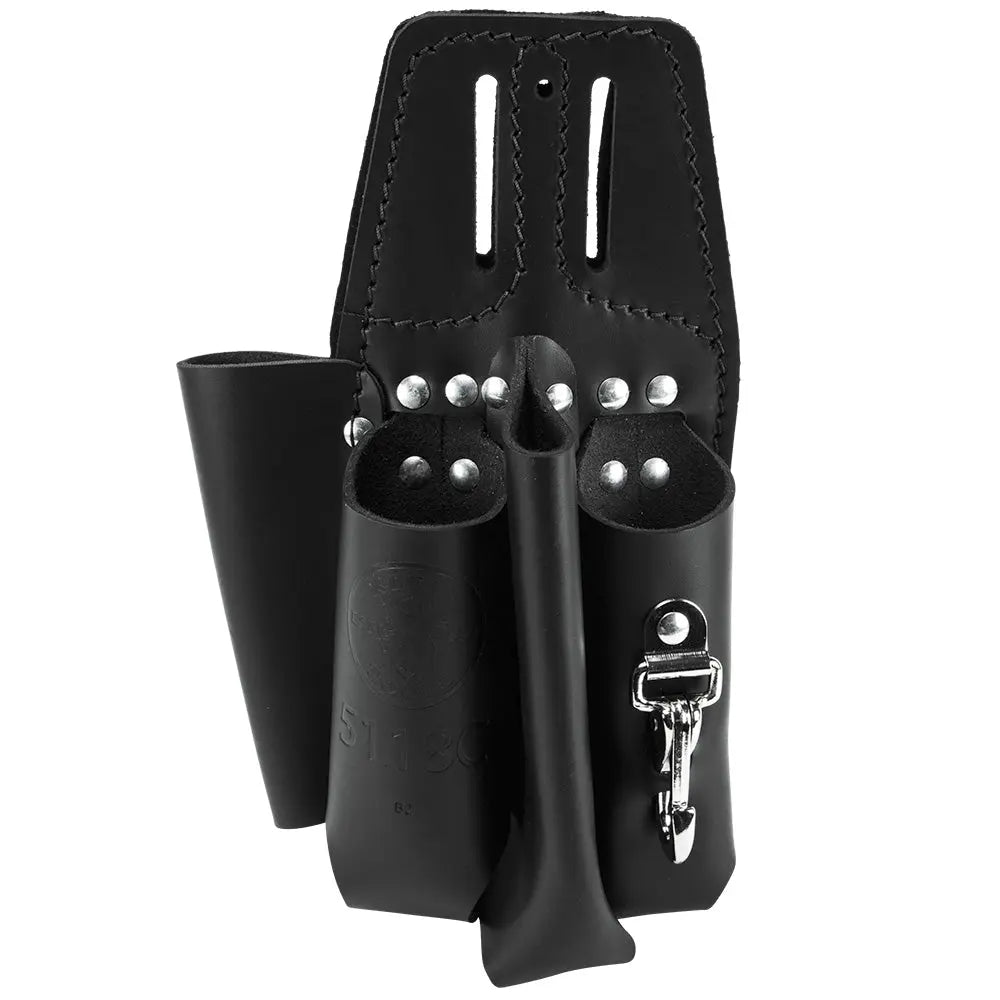Klein Black Leather Tool Pouch for Belts Klein Tools