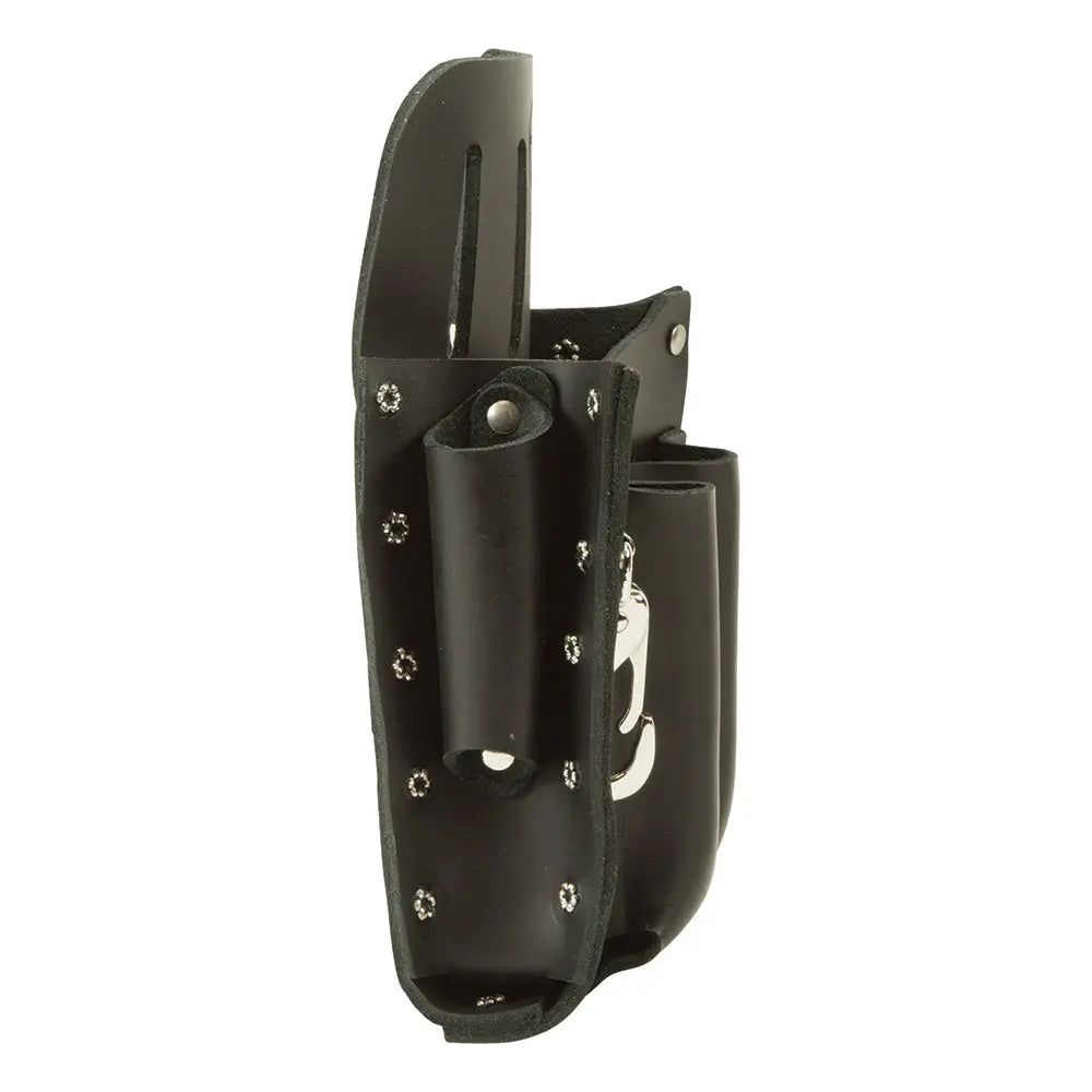 Klein Leather Tool Pouch with Knife Snap, 5-Pocket Klein Tools