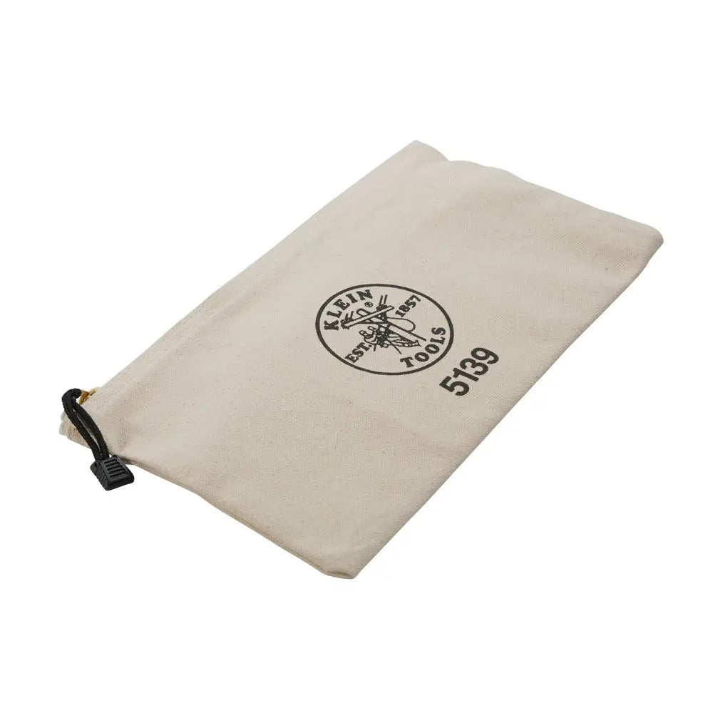 Klein Zipper Bag, Canvas Tool Pouch to 12.5 x 7 x 0.7 -Inch Klein Tools