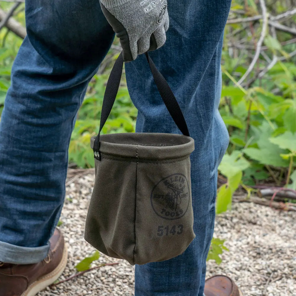 Klein Canvas Tapered-Bottom Bag Klein Tools