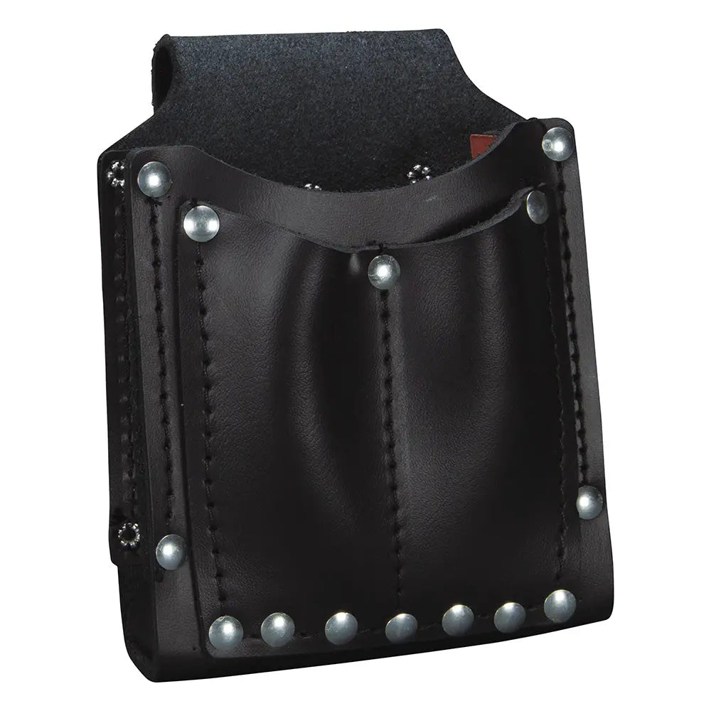 Klein Utility Pouch, 3-Pocket, Leather Klein Tools