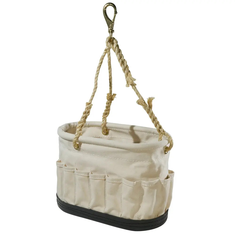 Klein Canvas Bucket, 41-Pocket Oval Bucket with Swivel Snap Klein Tools