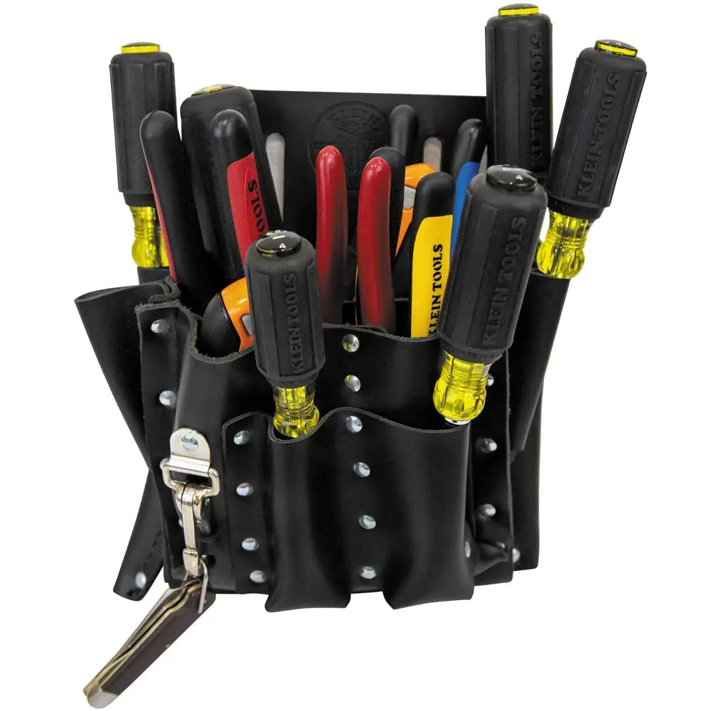 Klein 10 Pocket Tool Pouch Knife Snap Klein Tools