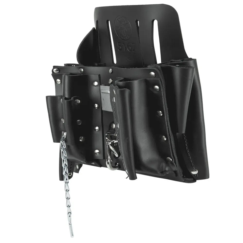 Klein Leather Tool Pouch, 11-Pocket Klein Tools