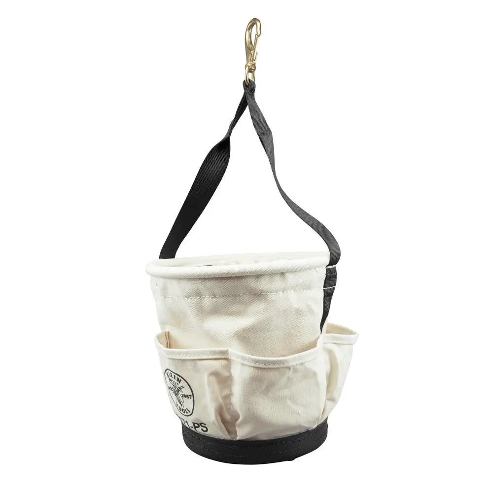 Klein Heavy-Duty Tapered Wall Bucket 4 Pockets Klein Tools