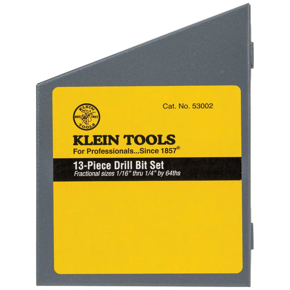 Klein Regular-Point Drill-Bit Set, 13-Piece Klein Tools