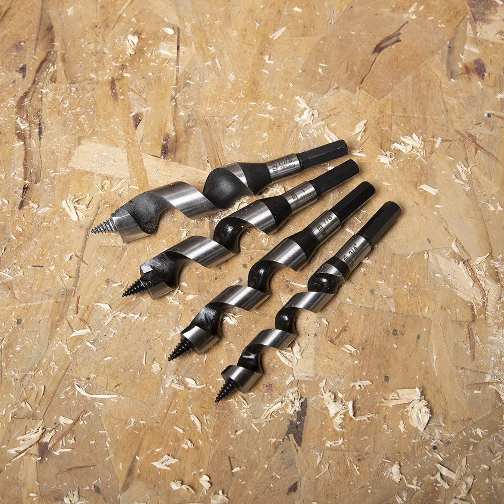 Klein Steel Ship Auger Bit, Screw Point, 1-1/8 x 4-Inch Klein Tools