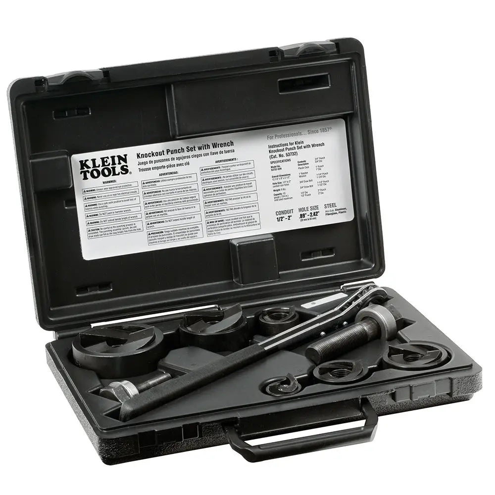Klein Knockout Punch Set with Wrench Klein Tools