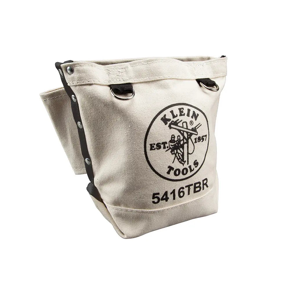 Klein Tool Pouch, Bolt Retention Pouch, Canvas, Tunnel Connect, 5x10x9-Inch Klein Tools