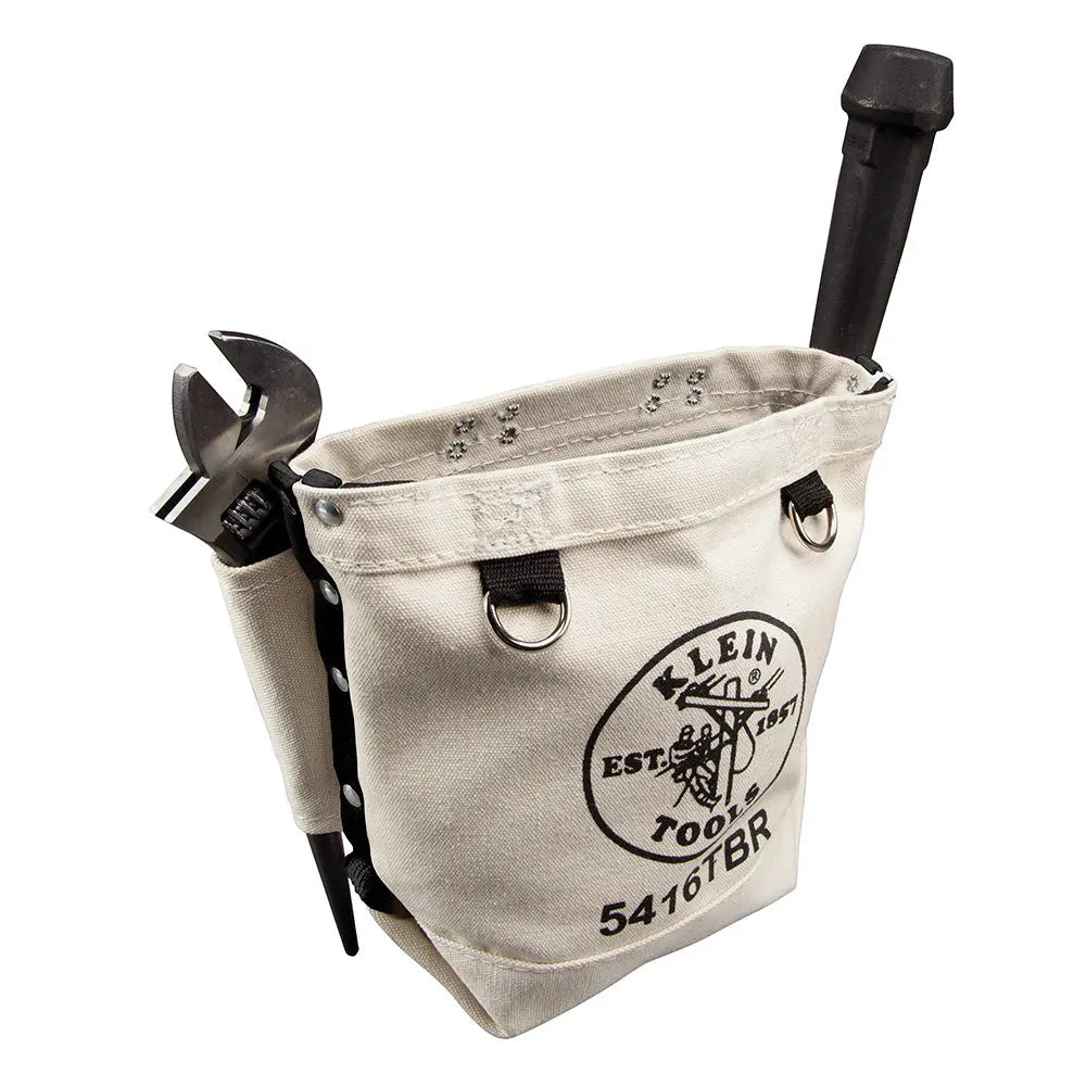 Klein Tool Pouch, Bolt Retention Pouch, Canvas, Tunnel Connect, 5x10x9-Inch Klein Tools
