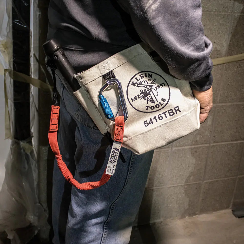 Klein Tool Pouch, Bolt Retention Pouch, Canvas, Tunnel Connect, 5x10x9-Inch Klein Tools