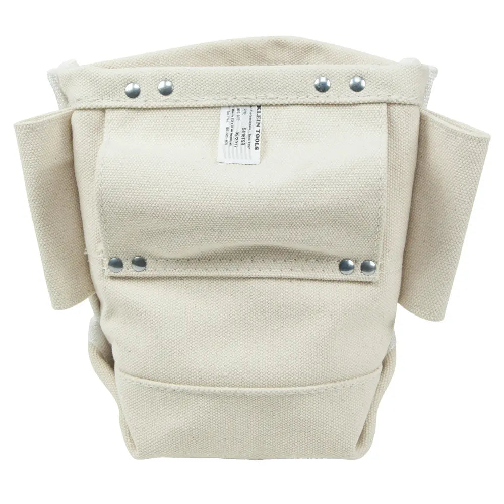 Klein Tool Bag, Bolt Bag with Drain Holes, No. 4 Canvas, 5 x 9 x 10-Inch Klein Tools