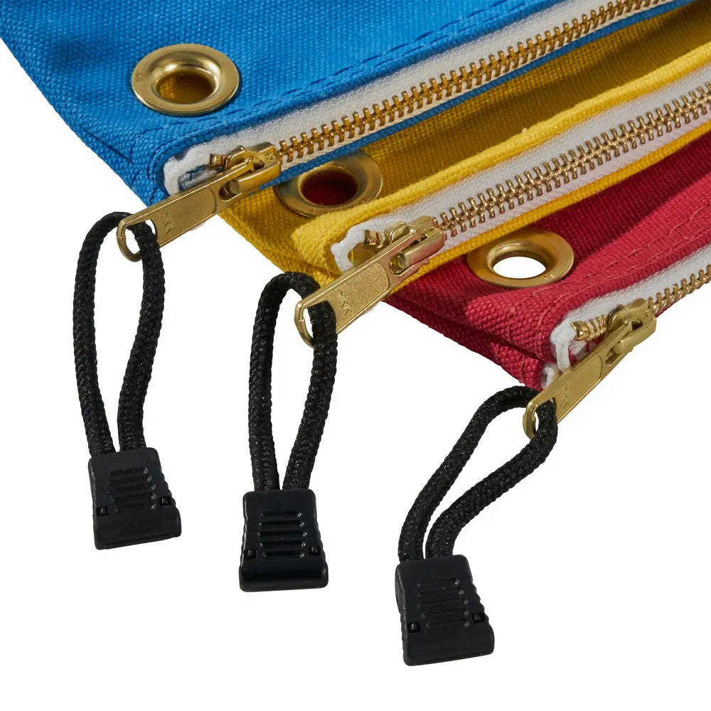 Klein Zipper Bags, Assorted Canvas Tool Pouches, 3-Pack Klein Tools