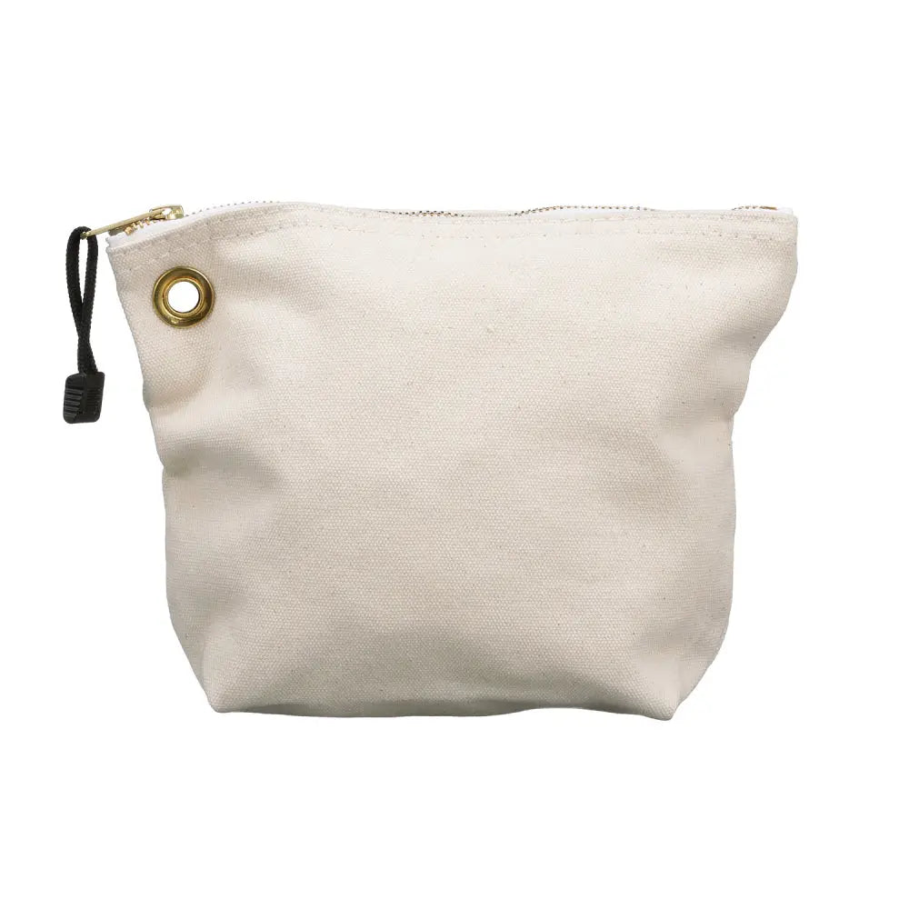 Klein Zipper Bag, Canvas Tool Pouch, 10-Inch, Natural Klein Tools