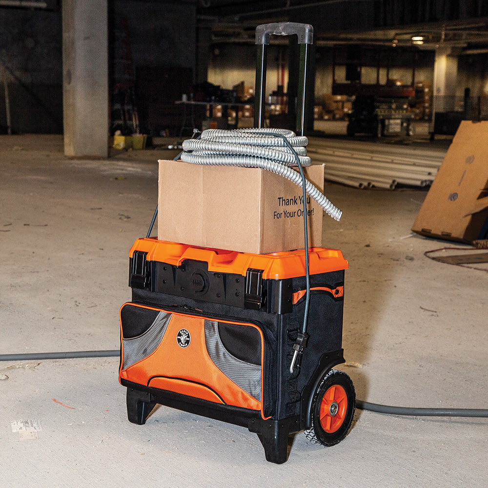 Klein Tradesman Pro™ Tool Master Rolling Tool Bag, 19 Pockets, 22-Inch