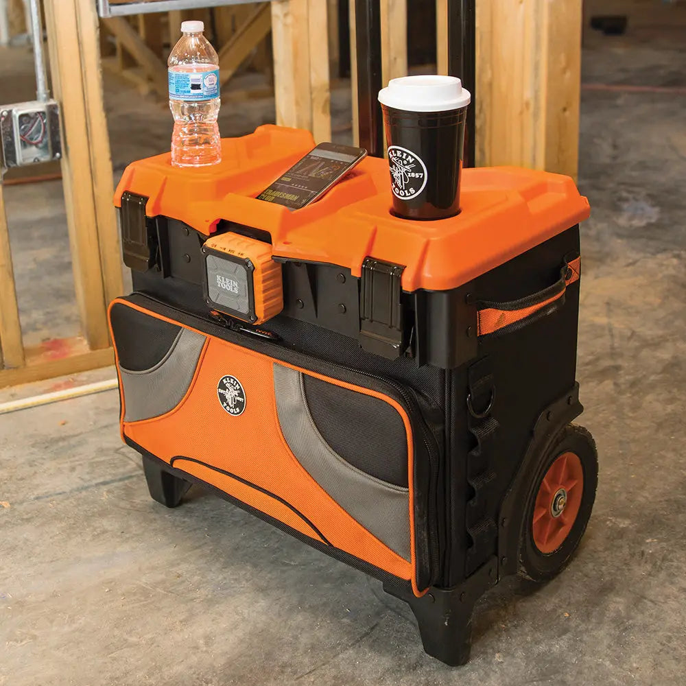 Klein Tradesman Pro™ Tool Master Rolling Tool Bag, 19 Pockets, 22-Inch Klein Tools