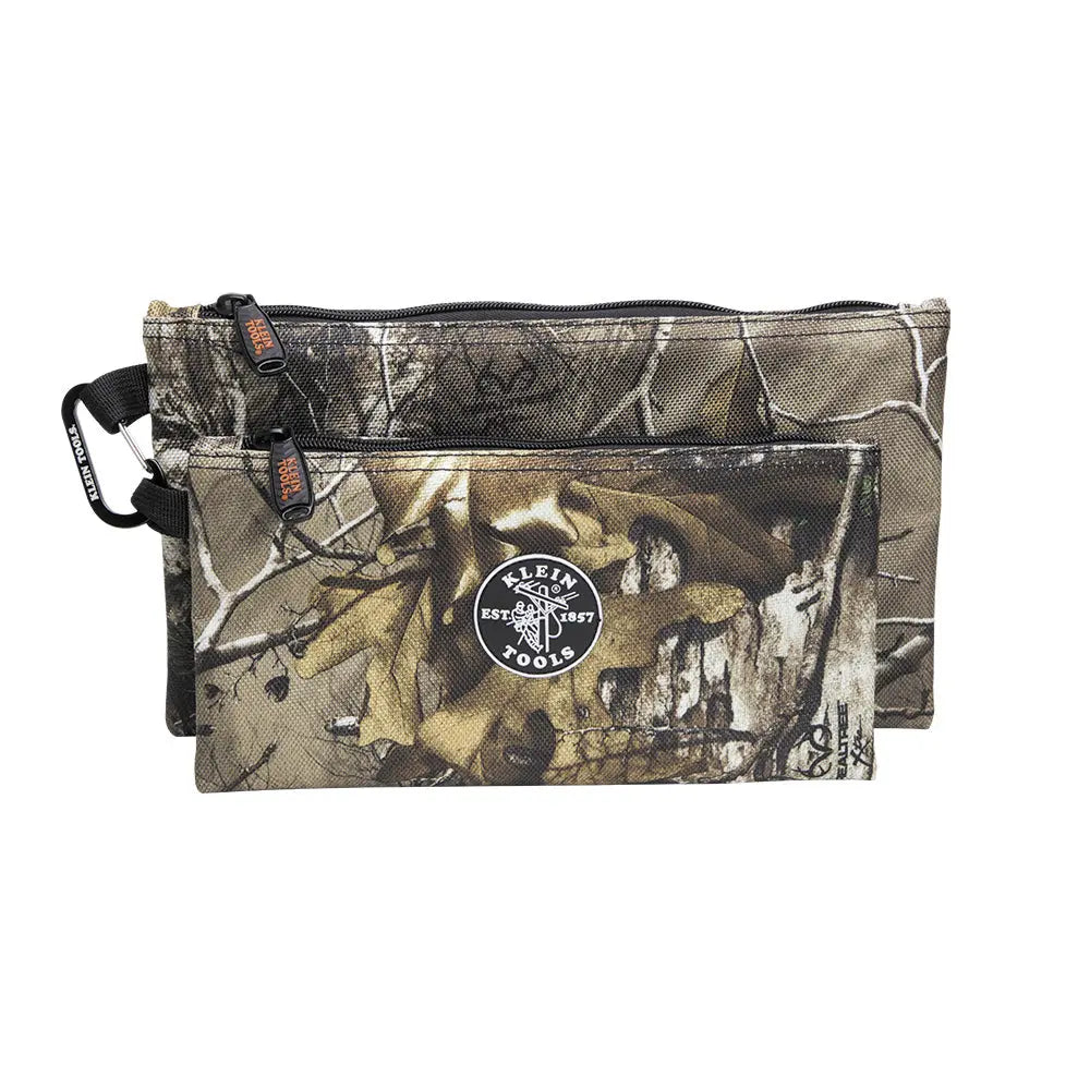 Klein Zipper Bags, Camo Tool Pouches, 2-Pack Klein Tools
