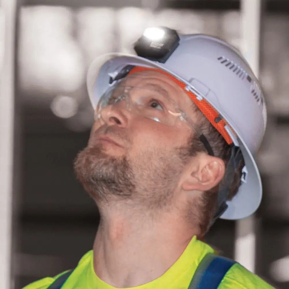 Klein Rechargeable Headlamp with Silicone Strap, 400 Lumens, All-Day Runtime Klein Tools