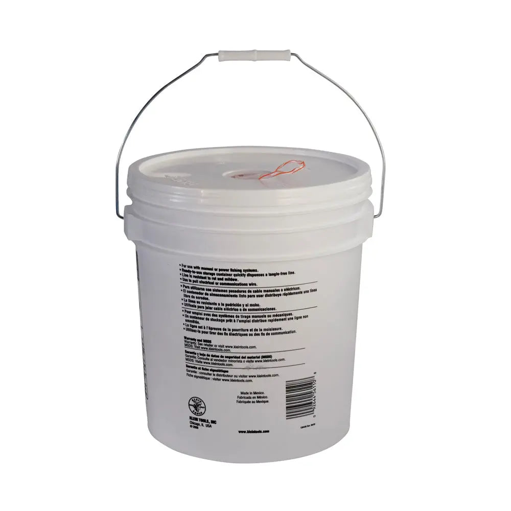 Klein Poly Pull Line with Orange Tracer 6500-Foot Klein Tools