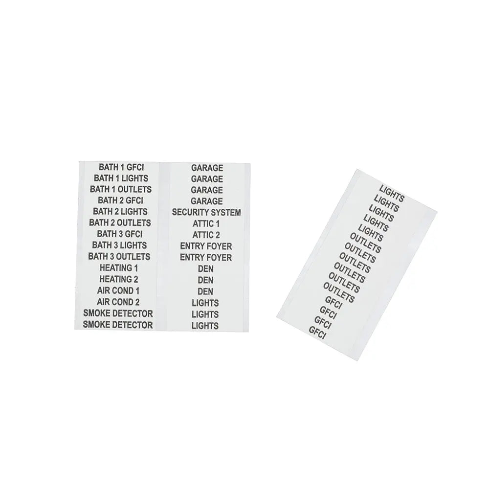 Klein Wire Markers, Household Electric Panel w/Directory Klein Tools
