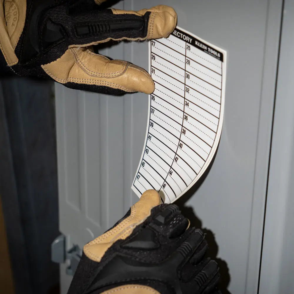 Klein Wire Markers, Household Electric Panel w/Directory Klein Tools