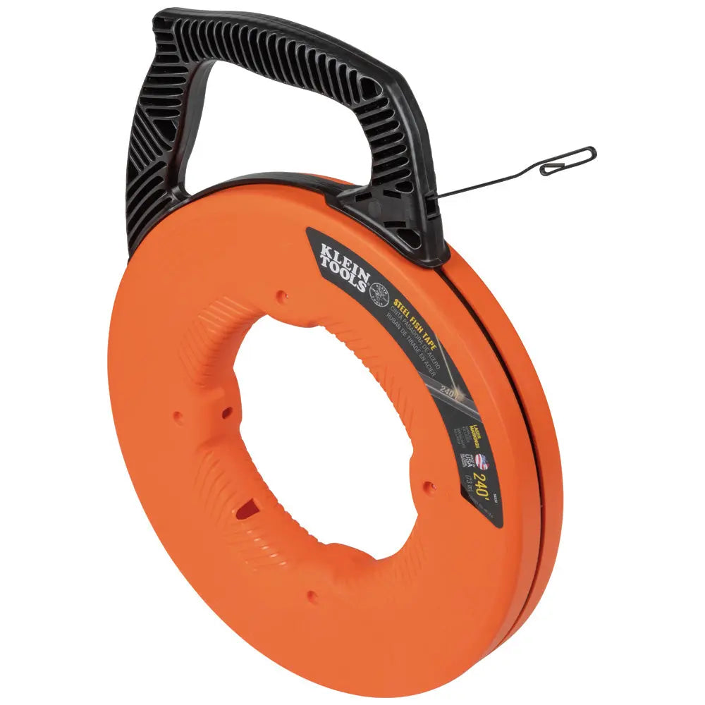 Klein Steel Fish Tape, 1/8-Inch x 240-Foot Klein Tools