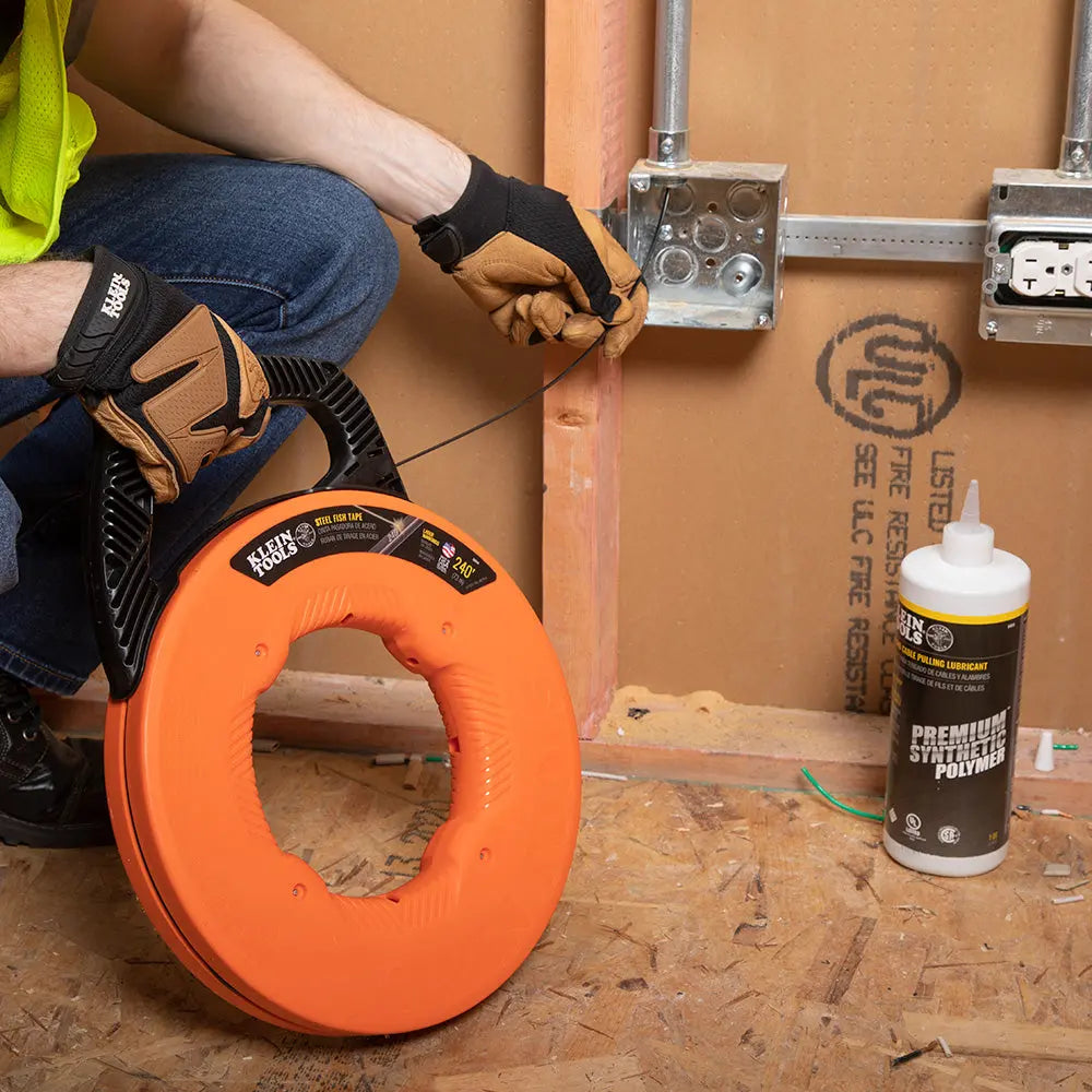 Klein Steel Fish Tape, 1/8-Inch x 240-Foot Klein Tools