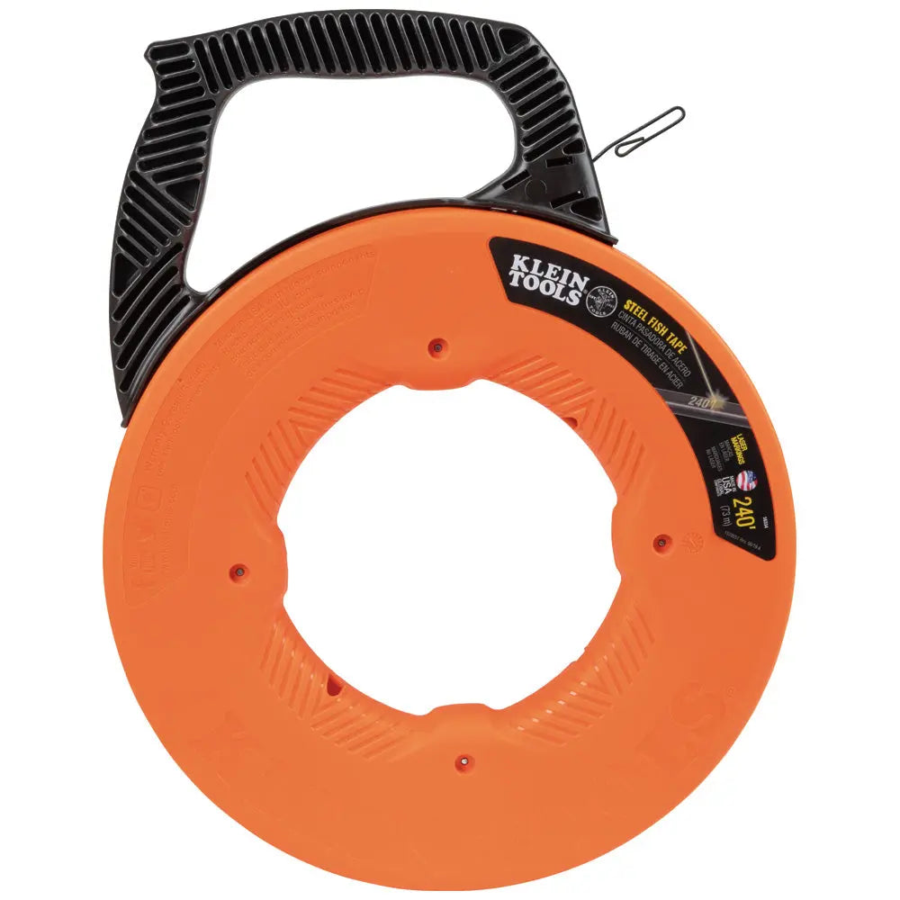 Klein Steel Fish Tape, 1/8-Inch x 240-Foot Klein Tools