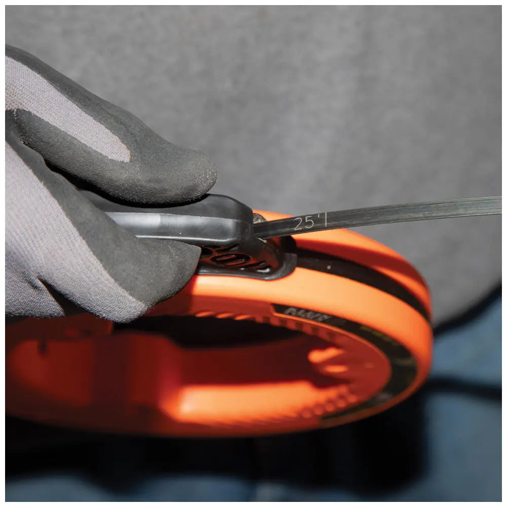 Klein Wide Steel Fish Tape, 1/4-Inch x 25-Foot Klein Tools