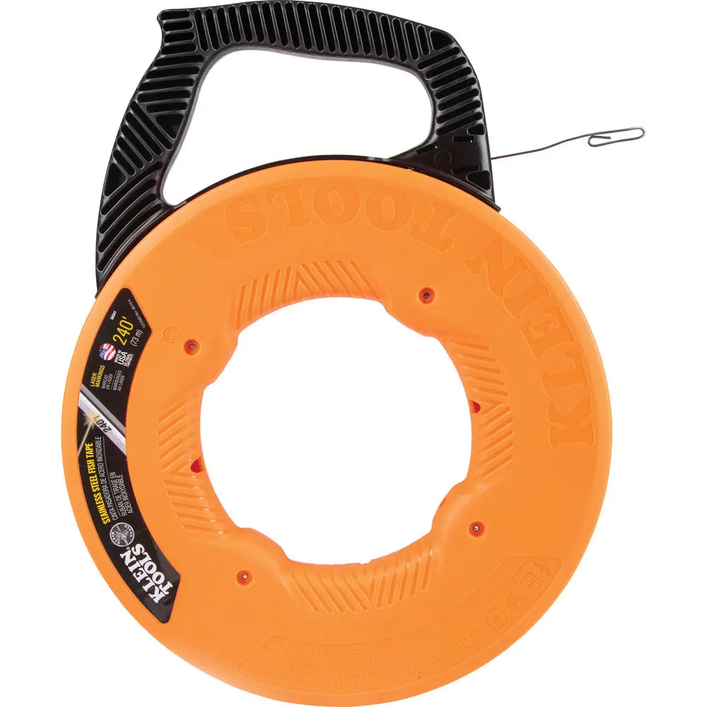 Klein Stainless Steel Fish Tape, 1/8-Inch x 240-Foot Klein Tools
