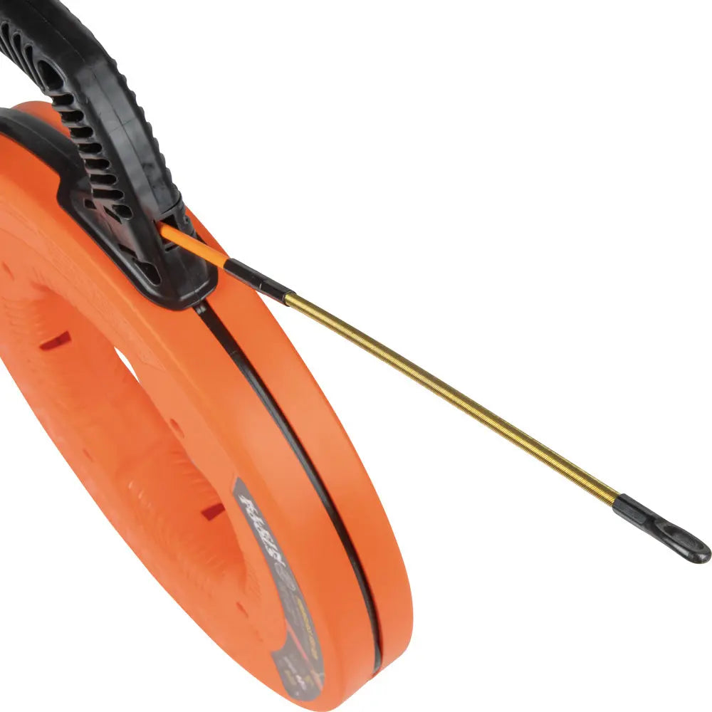 Klein Fiberglass Fish Tape with Spiral Steel Leader, 50-Foot Klein Tools