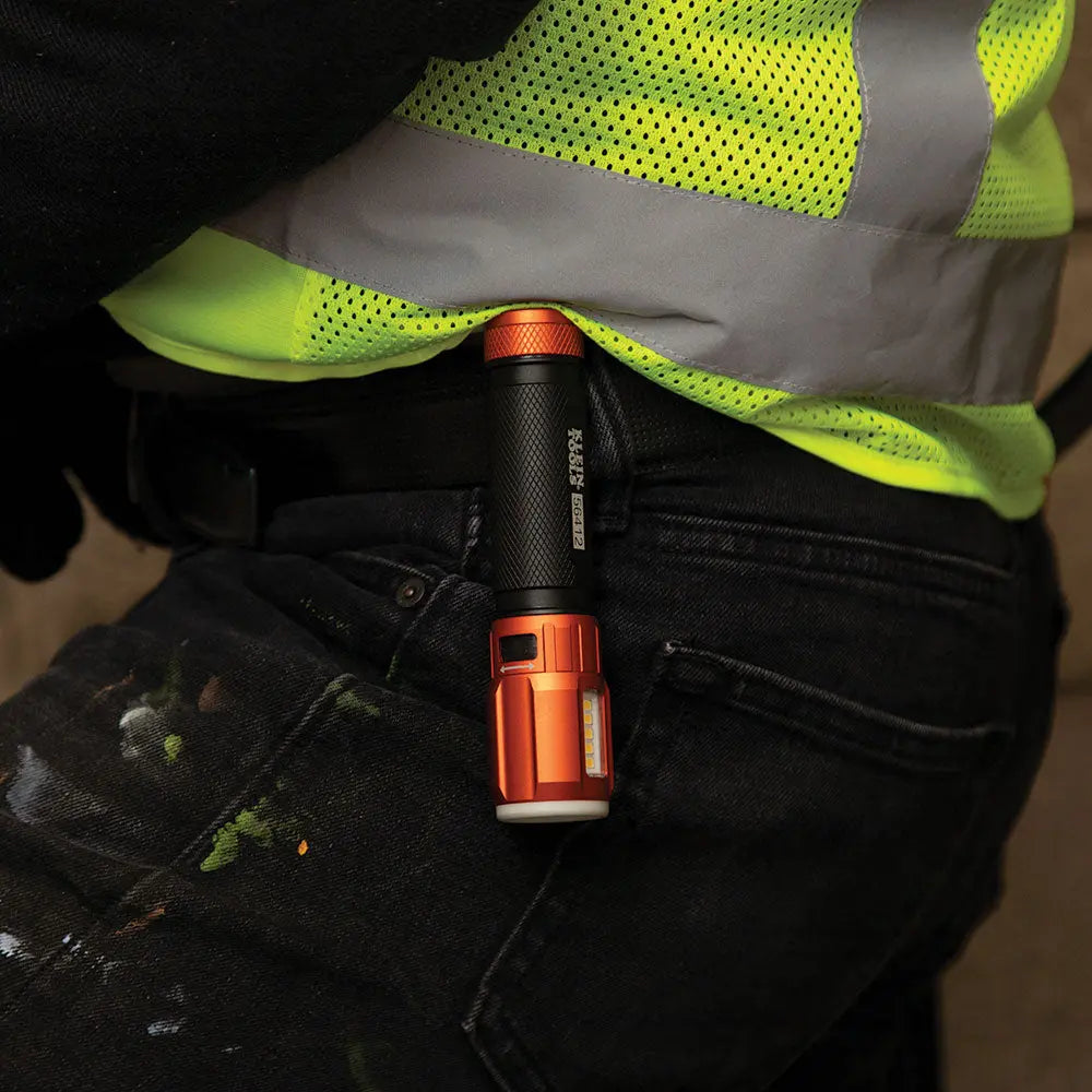 Klein Rechargeable LED Flashlight with Worklight Klein Tools